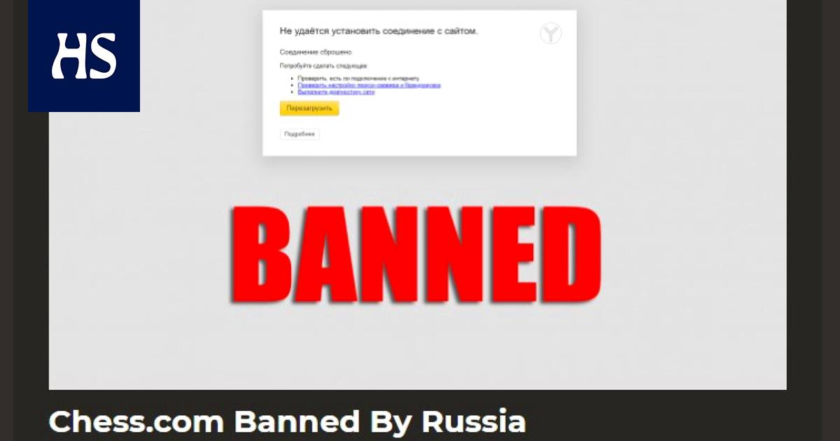 Russia now blocked access to the world’s most popular chess site – Sports