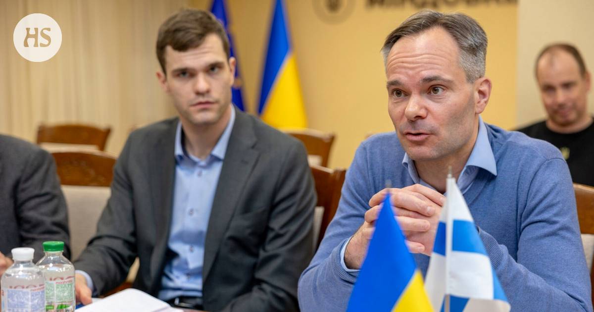Kai Mykkänen, Finland’s Environment Minister, paid a visit to Kyiv