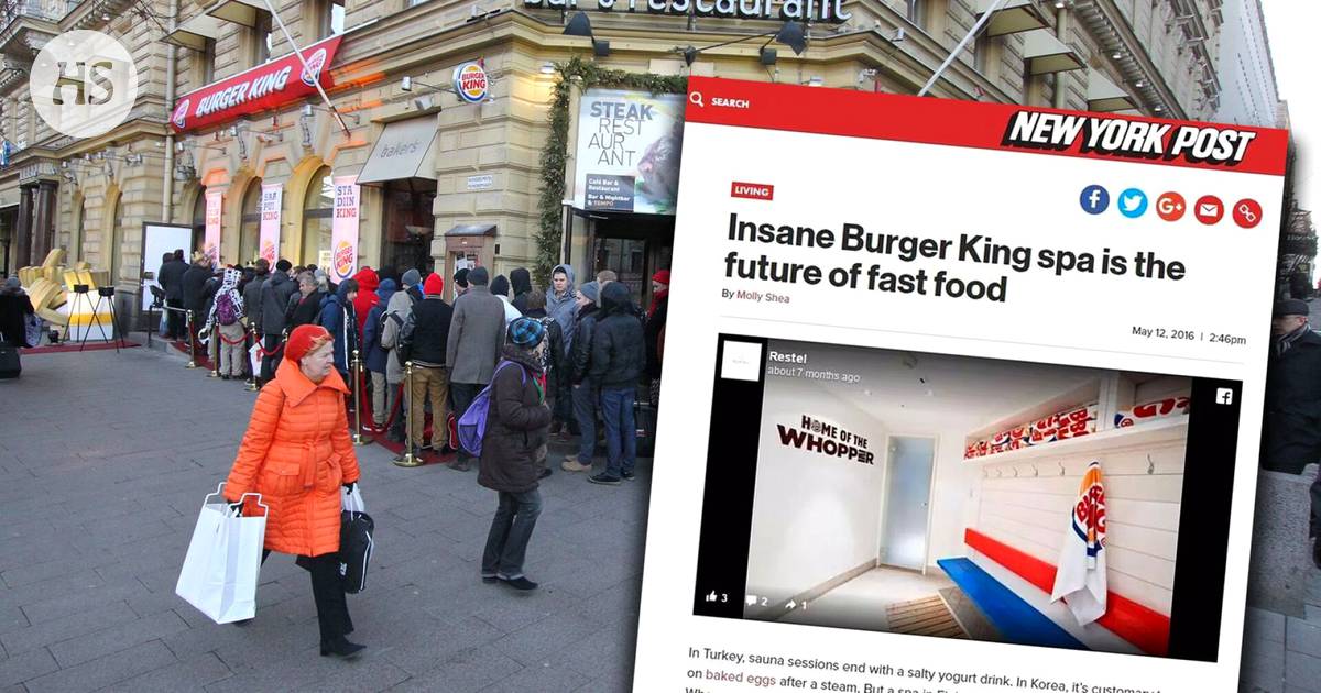 Maailman ensimmäinen Burger King -sauna katosi vähin äänin Helsingistä -  Helsinki 