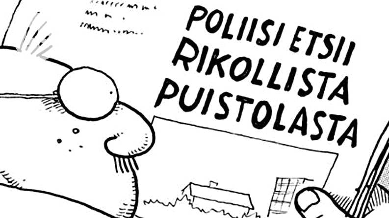 Pertti Jarlan Fingerpori vierailee Puistolassa: Katso mitä tapahtuu, kun  poliisi etsii poikkeuksellista rikollista - Helsinki 