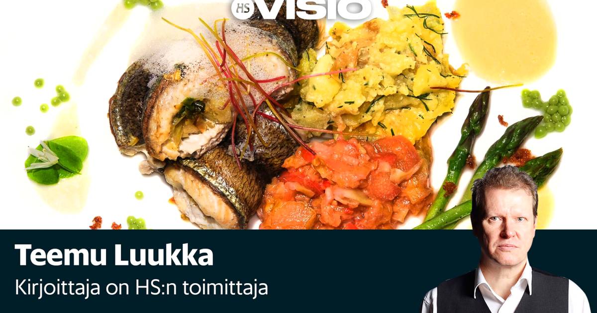 Fine dining -ravintoloita syytetään riistosta, mutta ilman niitä  sushibuffetit ja kebabravintolat valtaisivat Suomen lopullisesti. - HS  Visio 