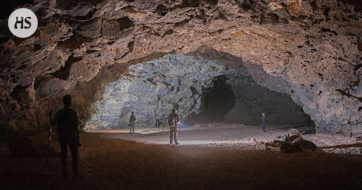 Ancient shelter found in lava tubes