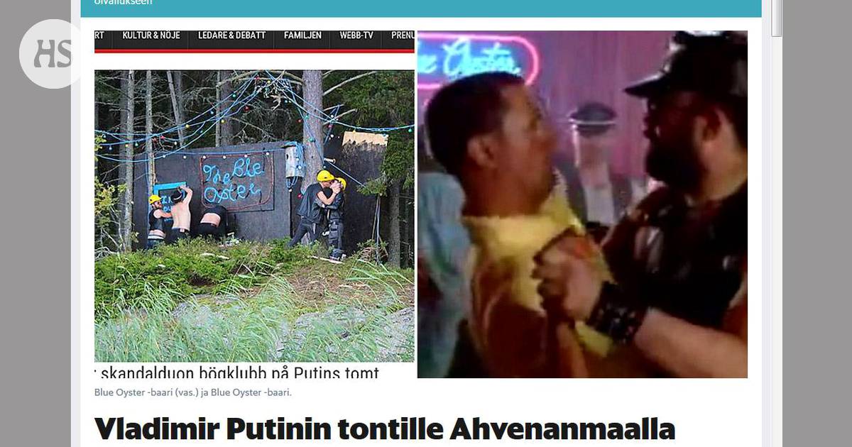 Ruotsalaiskaksikko pystytti homobaarin Putinin Suomen-tontille – DN: Venäjä  haastoi oikeuteen laihoin tuloksin - Kotimaa 