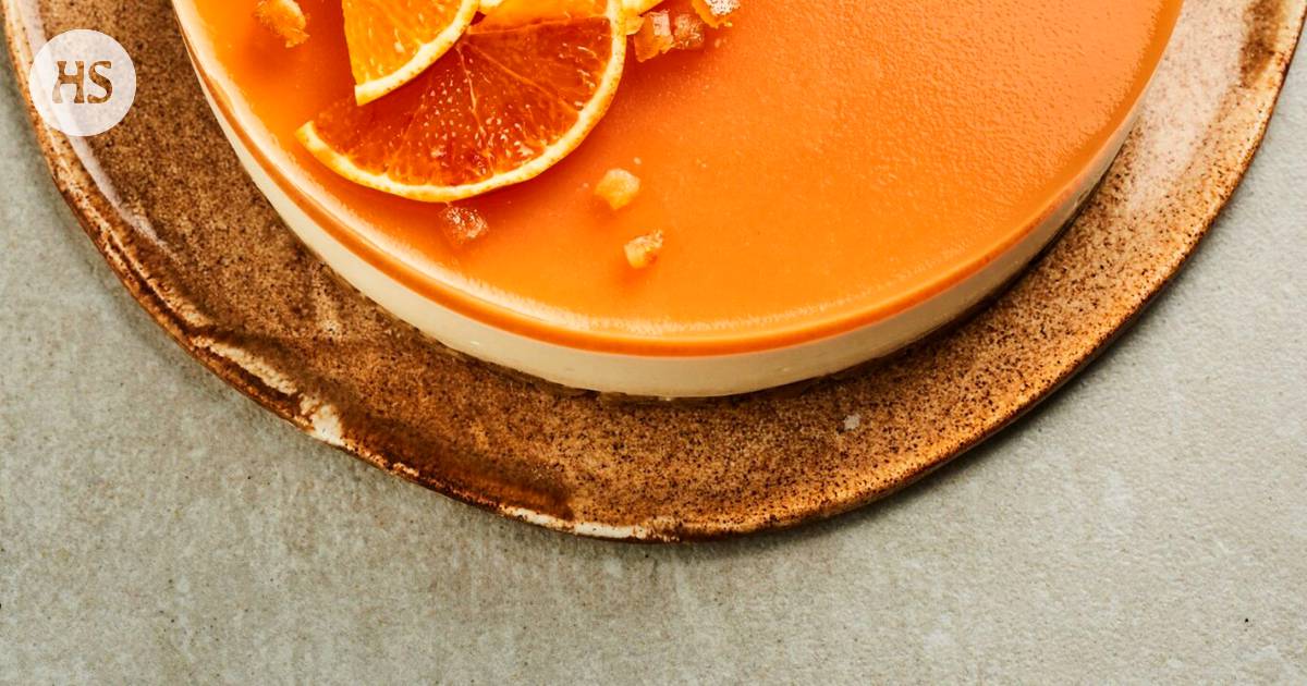 Appelsiini-piimä-juustokakku - Reseptit 