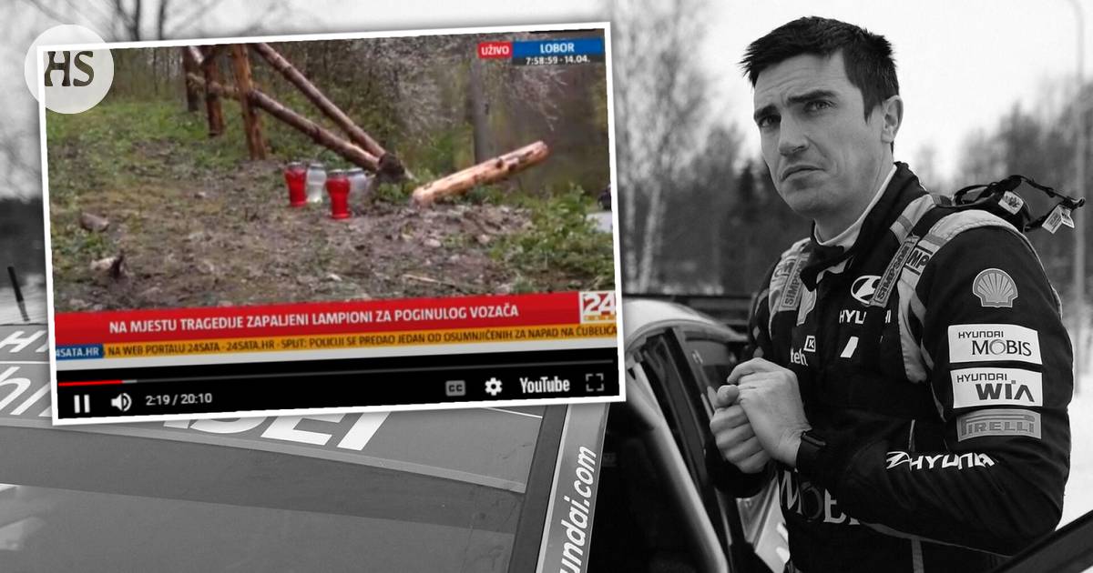 This is what it looks like at Craig Breen’s crash site in Croatia – Sports