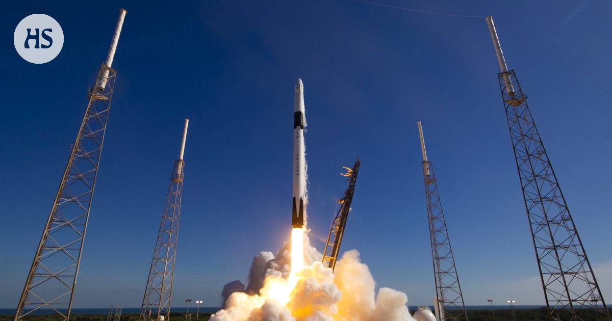 Starlink satellites launched into space by SpaceX