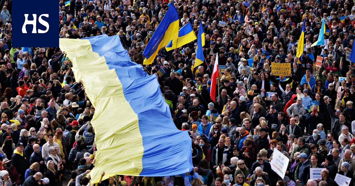 Finland at the extreme end of the European survey: 85% blame Russia for the situation in Ukraine