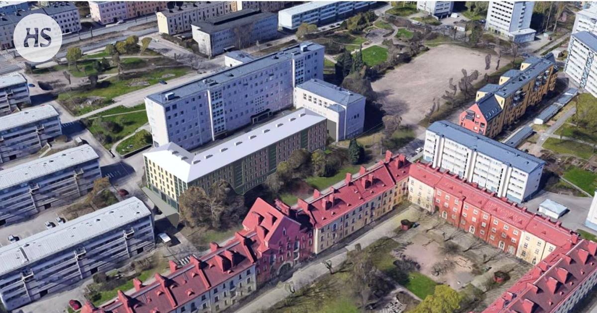 Helsingin Vallilaa halutaan tiivistää – Koulurakennuksen viereen esitetään  viisikerroksista asuintaloa - Kaupunki 