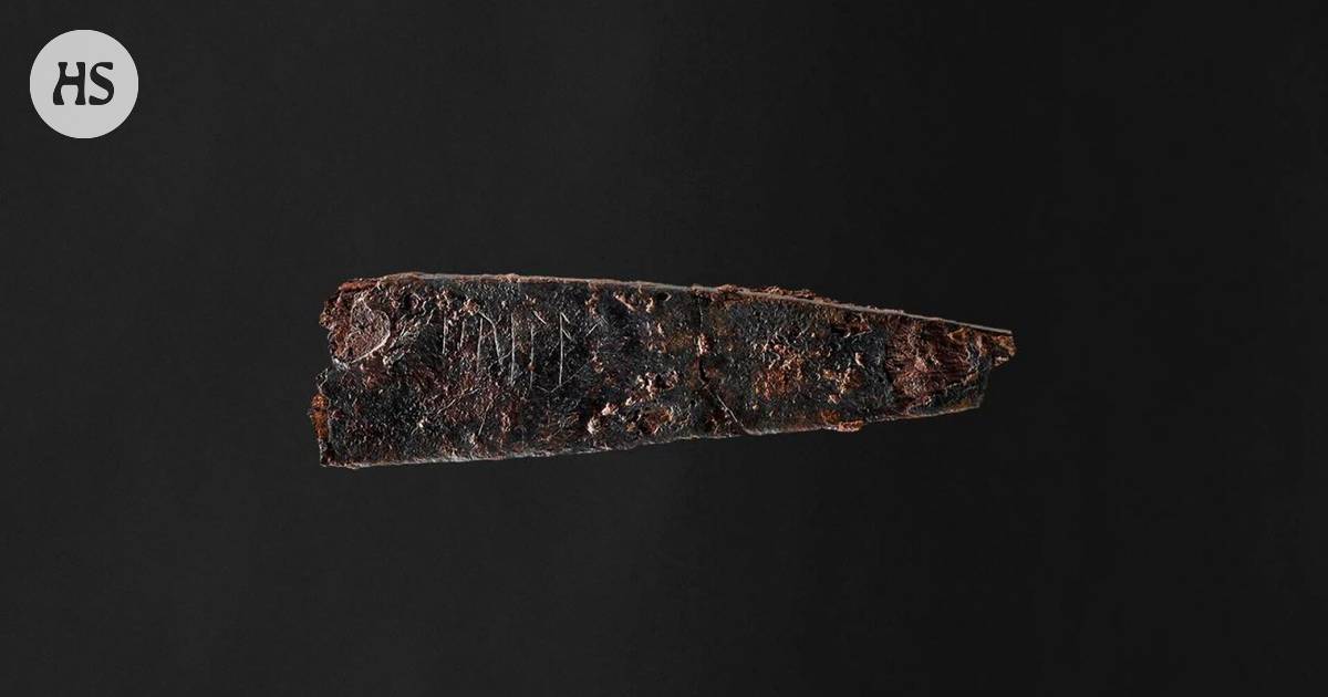 Danimarka’daki en eski runik yazı bir bıçağın üzerinde ortaya çıkarıldı