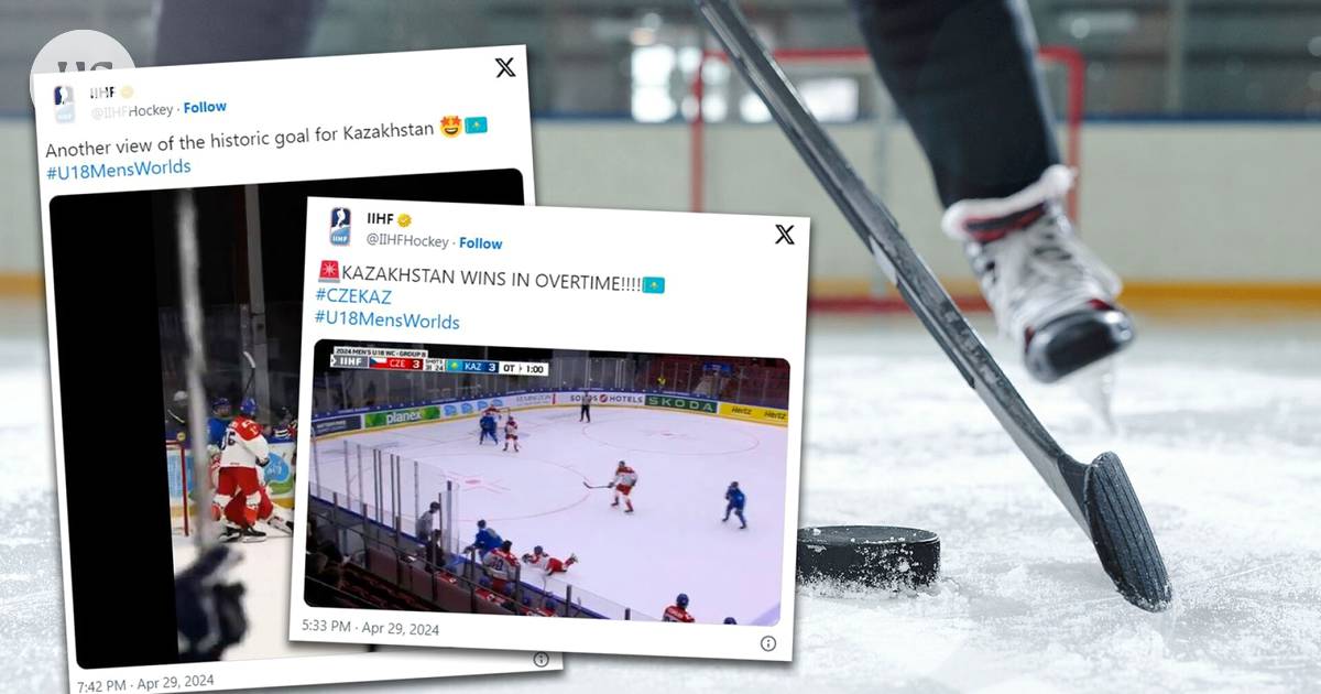 A huge surprise was seen at the Ice Hockey World Cup – a historic victory for Kazakhstan – Sports