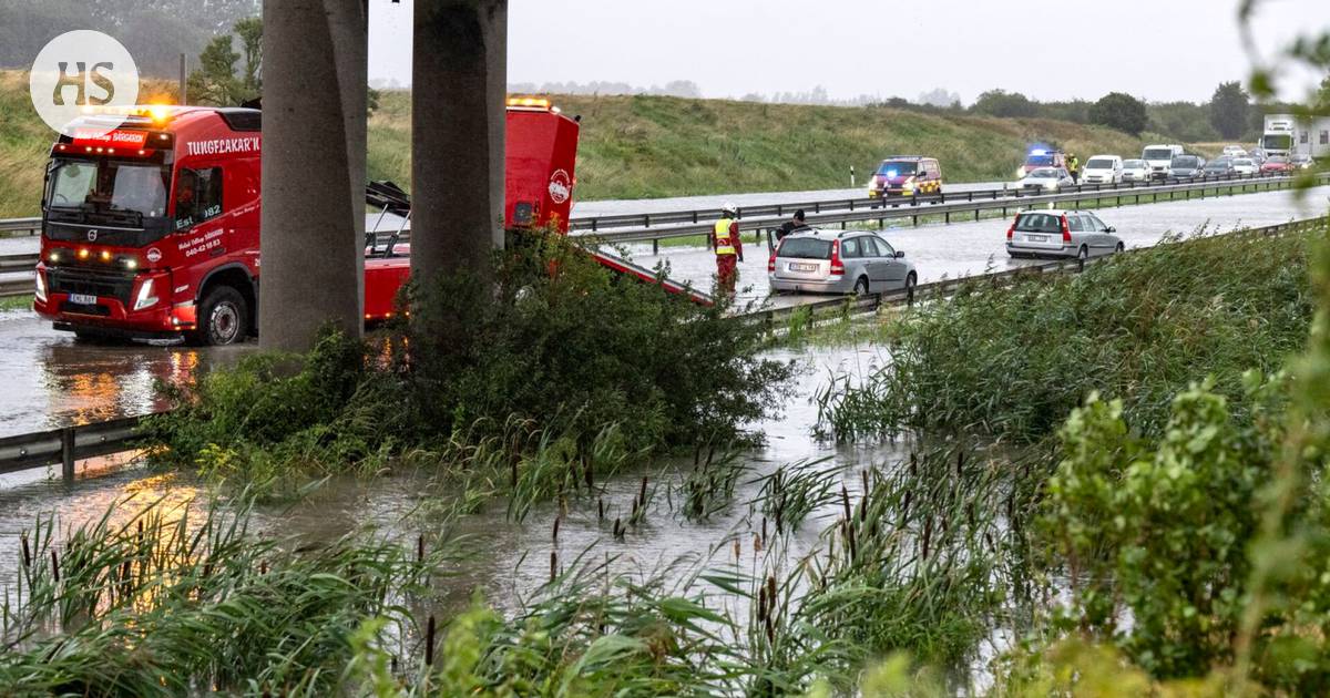 Storm Hans is raging in Sweden – Flight delays, roads flooded – Foreign countries