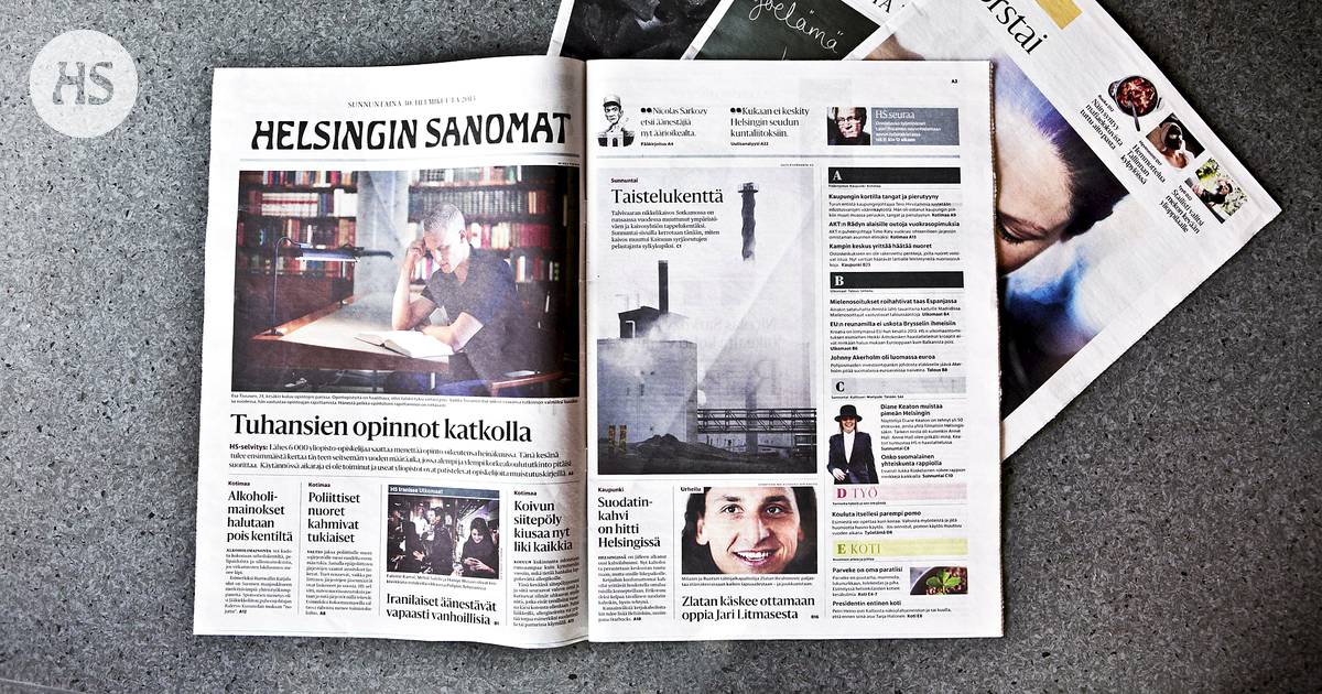 Helsingin Sanomien suuri lehtiuudistus toteutuu tammikuussa - Talous 