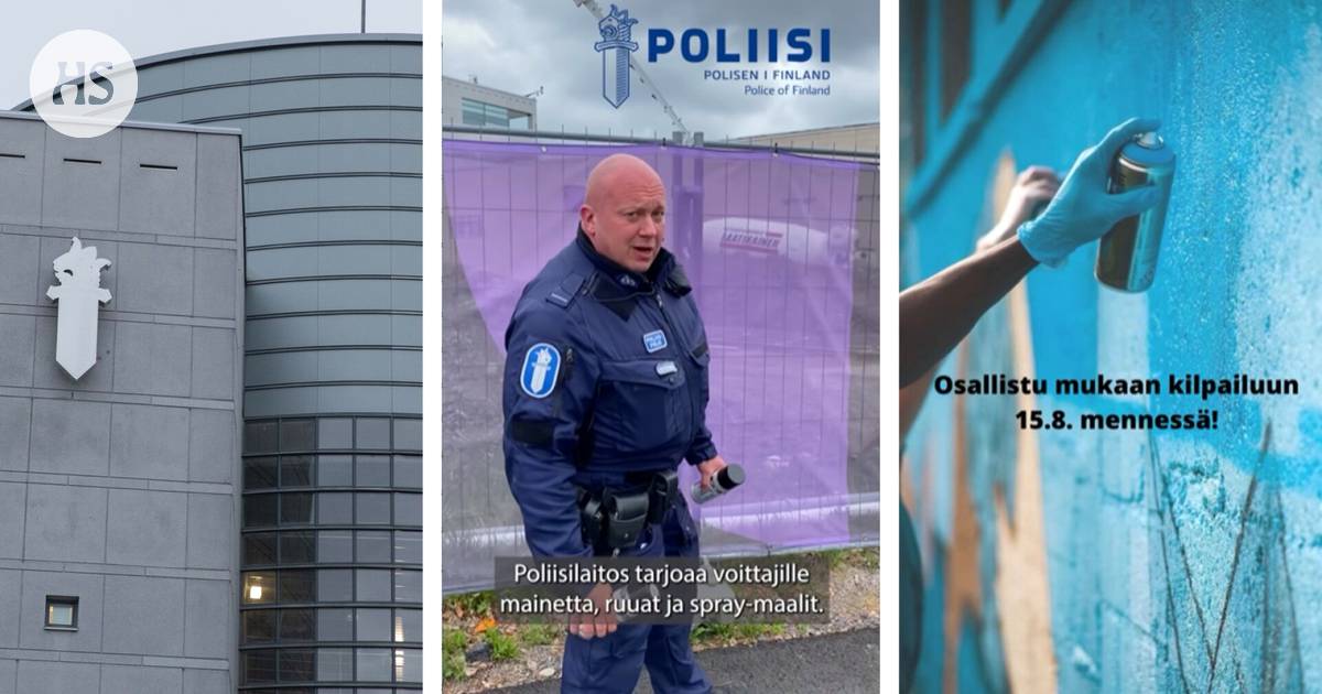 The police asks young people for street art with food wages – The winners make graffiti on the wall of the police gym – Culture
