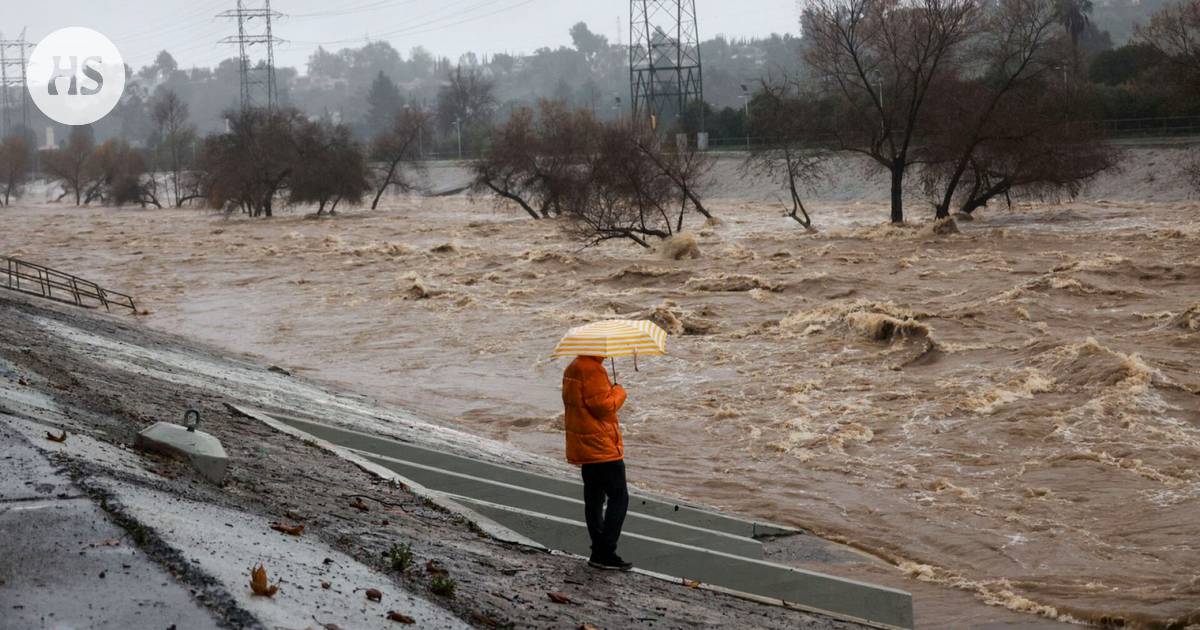 Several counties in southern California declare a state of emergency due to heavy rains causing flooding.