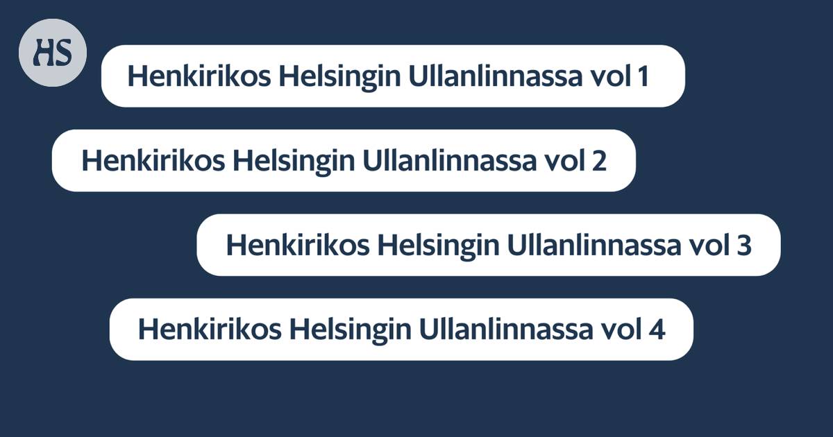 Kun Ullanlinnassa tapahtui henkirikos, epäillyn nimi oli hetkessä   – Näin keskustelupalstoilla mässäillään rikoksilla - HS Nyt |  